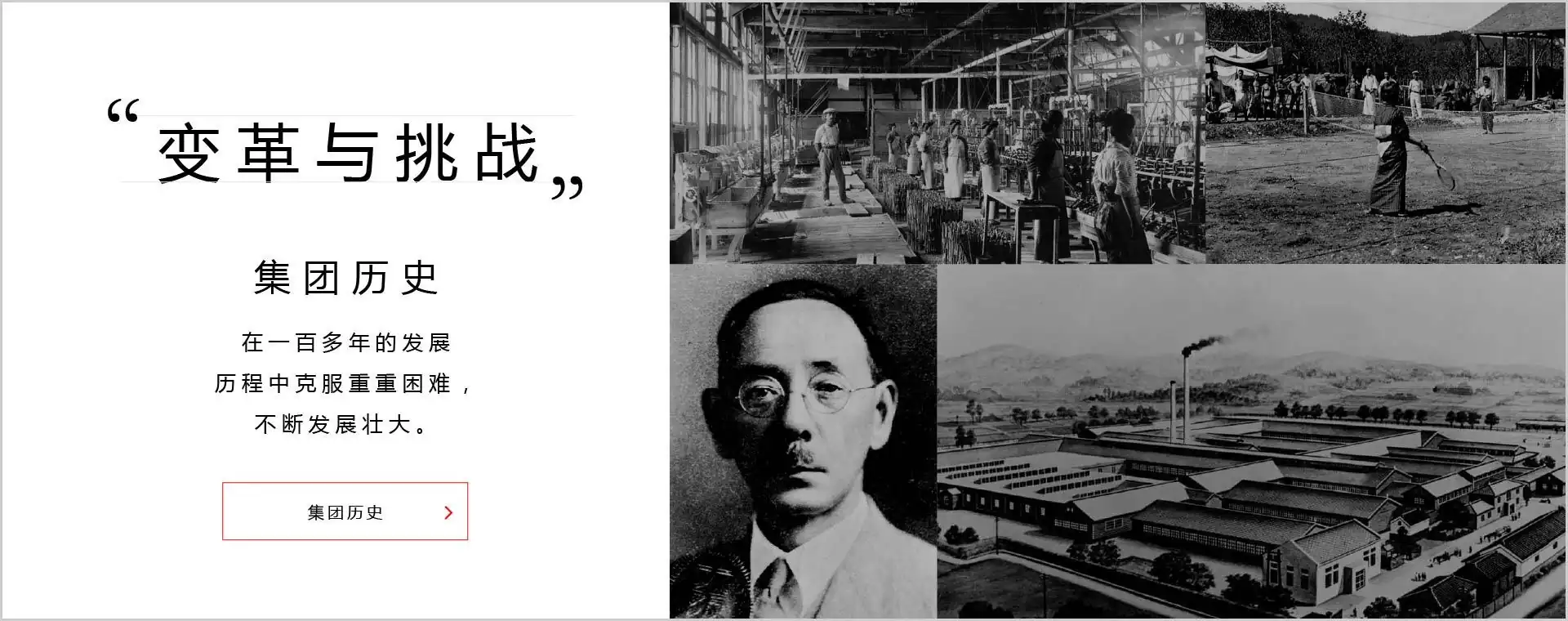 变革与挑战「集团历史」